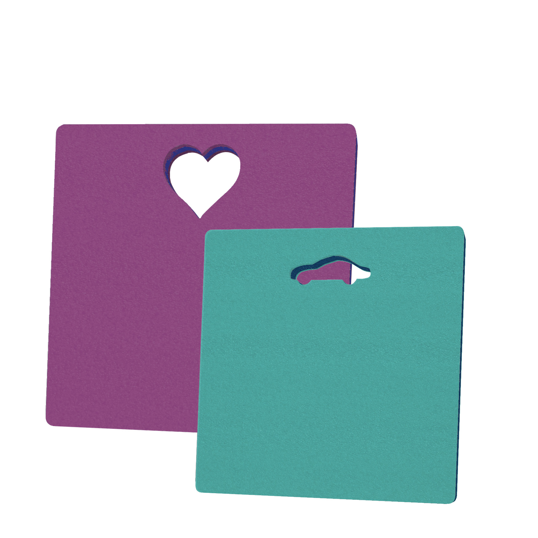 Dětská sedátka MIRELON 30*330*330 mm, 2 ks, mix barev